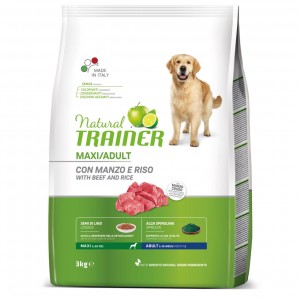 Natural Trainer Maxi Adult with Beef and rice ar liellopu 3kg